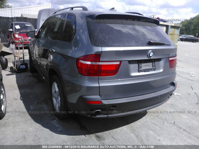 5UXFE4C59AL384742 - 2010 BMW X5 XDRIVE30I Մոխրագույն լուսանկար 3