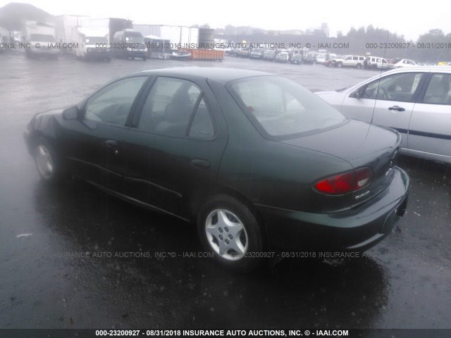 1G1JC524027125883 - 2002 CHEVROLET CAVALIER CNG GREEN photo 3