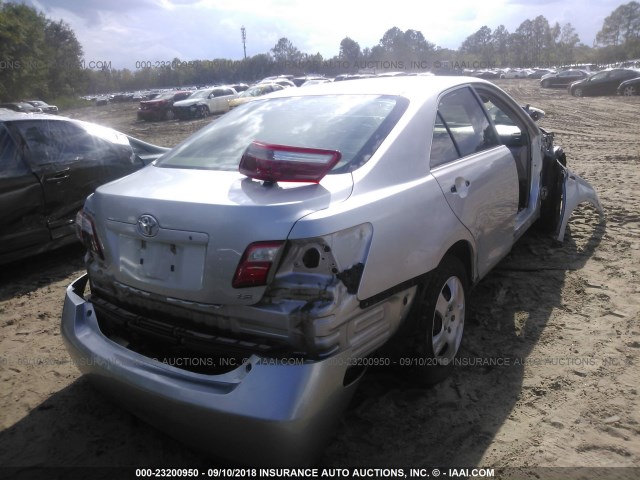 4T1BE46K77U665504 - 2007 TOYOTA CAMRY NEW GENERAT CE/LE/XLE/SE SILVER photo 4