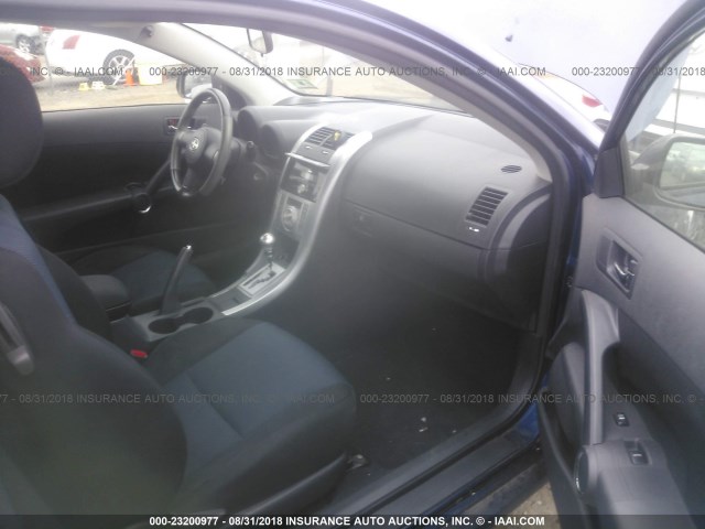 JTKDE177850041360 - 2005 TOYOTA SCION TC 蓝色 照片 5