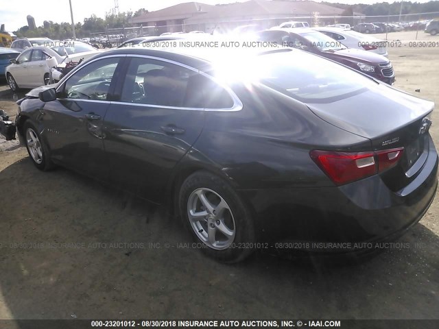 1G1ZB5ST5HF177246 - 2017 CHEVROLET MALIBU LS 灰色 照片 3