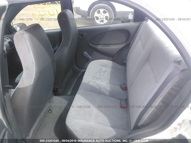 2C1MR5291T6727477 - 1996 GEO METRO LSI WHITE photo 8