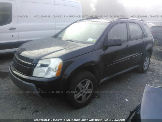 2CNDL23F466144506 - 2006 CHEVROLET EQUINOX LS BLACK photo 2