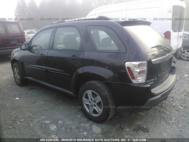 2CNDL23F466144506 - 2006 CHEVROLET EQUINOX LS BLACK photo 3