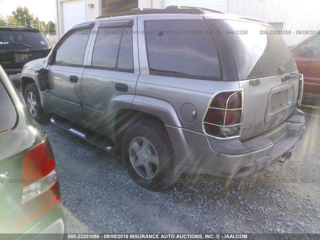 1GNDS13S722453934 - 2002 CHEVROLET TRAILBLAZER  GOLD photo 3