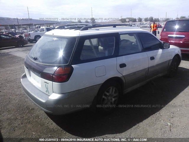 4S3BH675026616187 - 2002 SUBARU LEGACY OUTBACK AWP 白色 照片 4
