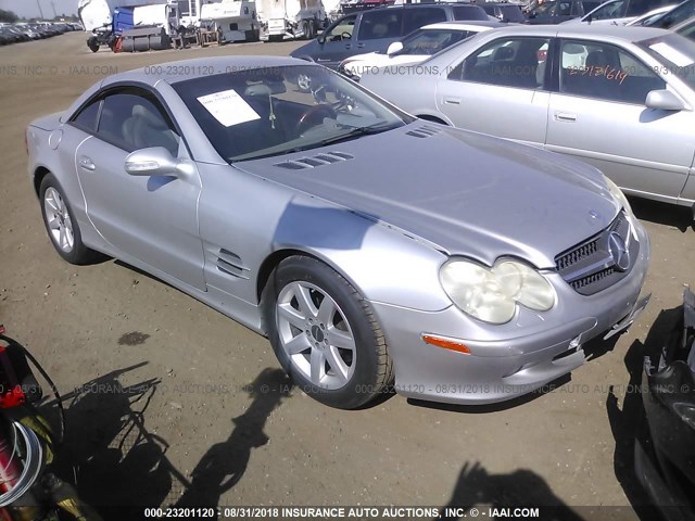 WDBSK75F33F032756 - 2003 MERCEDES-BENZ SL 500R SILVER photo 1