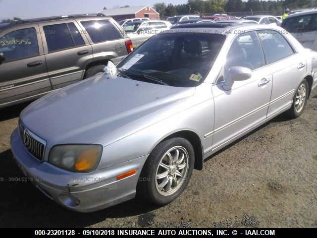 KMHFU45E12A190717 - 2002 HYUNDAI XG 350 SILVER photo 2