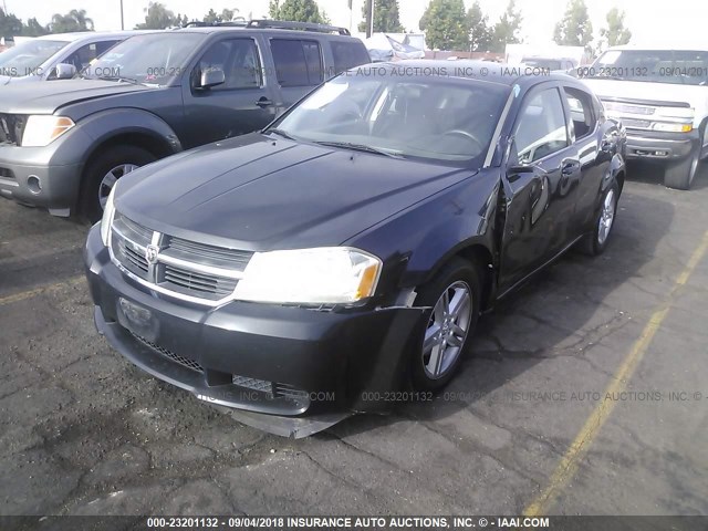 1B3CC1FB4AN177272 - 2010 DODGE AVENGER EXPRESS BLACK photo 2