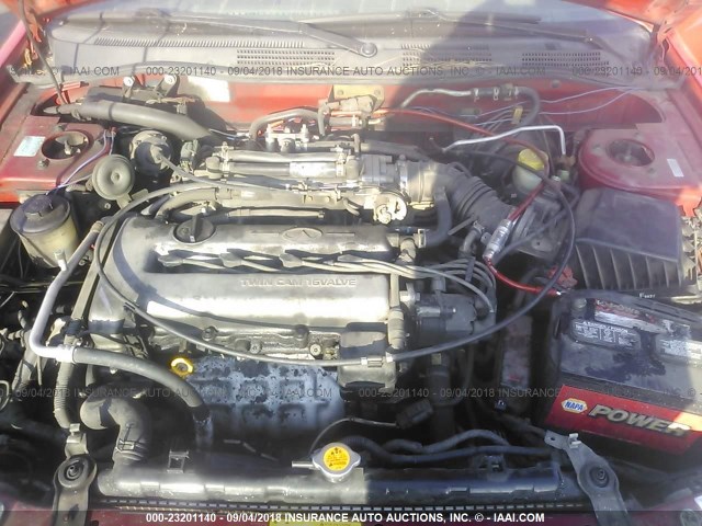 JNKCP11A7XT008108 - 1999 INFINITI G20 RED photo 10