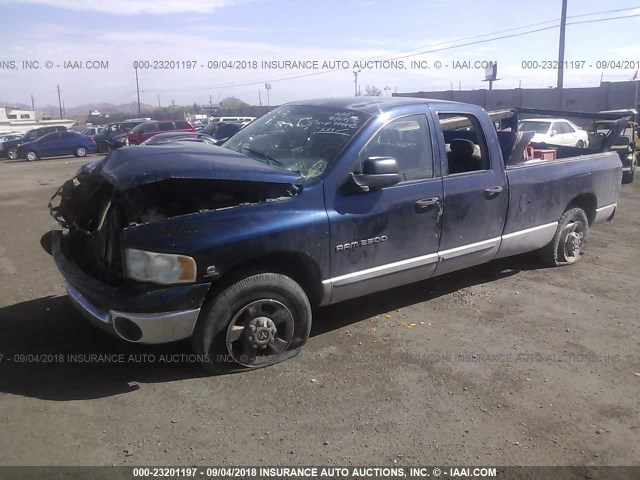 3D7KA28C64G212473 - 2004 DODGE RAM 2500 ST/SLT 蓝色 照片 2