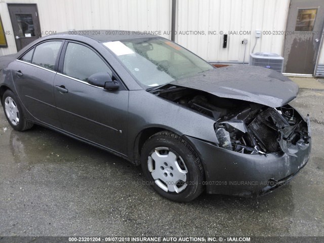 1G2ZG558664124374 - 2006 PONTIAC G6 SE1 GRAY photo 1