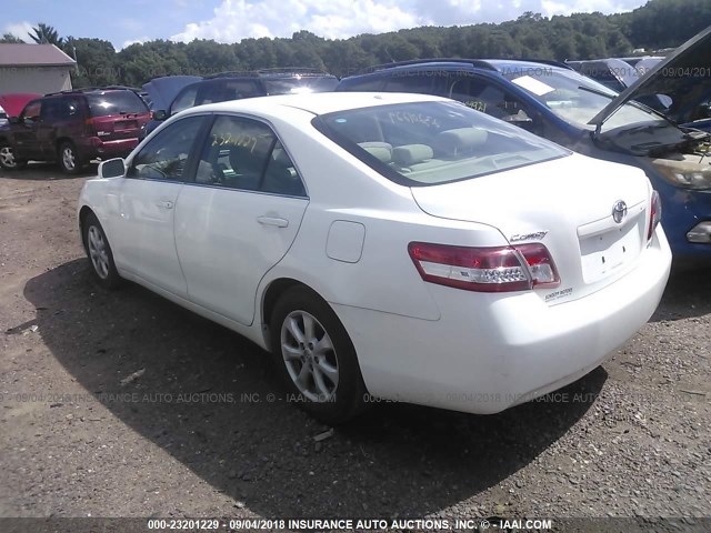 4T4BF3EK7BR117719 - 2011 TOYOTA CAMRY SE/LE/XLE თეთრი ფოტო 3