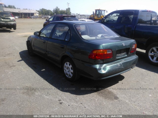 2HGEJ6616YH532268 - 2000 HONDA CIVIC SE GREEN photo 3