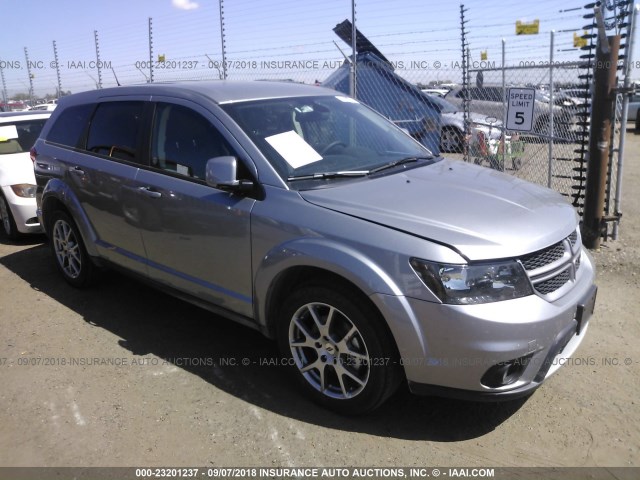 3C4PDDEG1JT464418 - 2018 DODGE JOURNEY GT SILVER photo 1