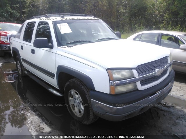 3GNEC12T14G335139 - 2004 CHEVROLET AVALANCHE C1500 WHITE photo 1