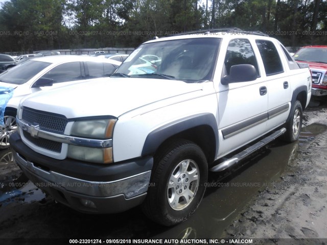 3GNEC12T14G335139 - 2004 CHEVROLET AVALANCHE C1500 WHITE photo 2