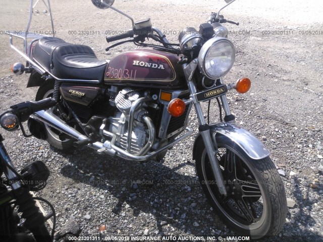 PC014000210 - 1979 HONDA 550 MOTOR CYCLE  MAROON photo 1