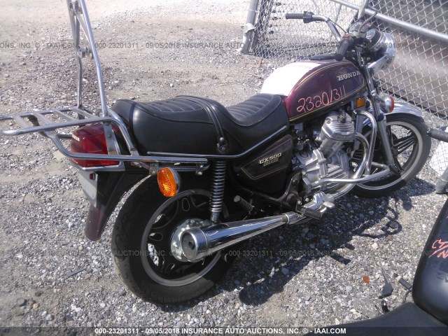 PC014000210 - 1979 HONDA 550 MOTOR CYCLE  MAROON photo 4