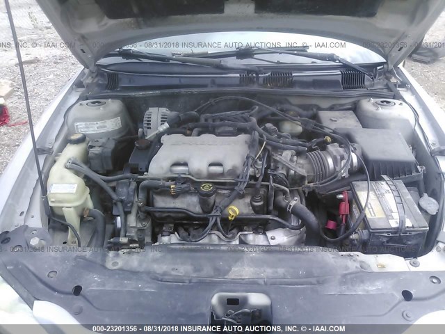 1G2NG52EXYC500043 - 2000 PONTIAC GRAND AM SE2 SILVER photo 10