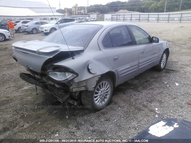 1G2NG52EXYC500043 - 2000 PONTIAC GRAND AM SE2 SILVER photo 4