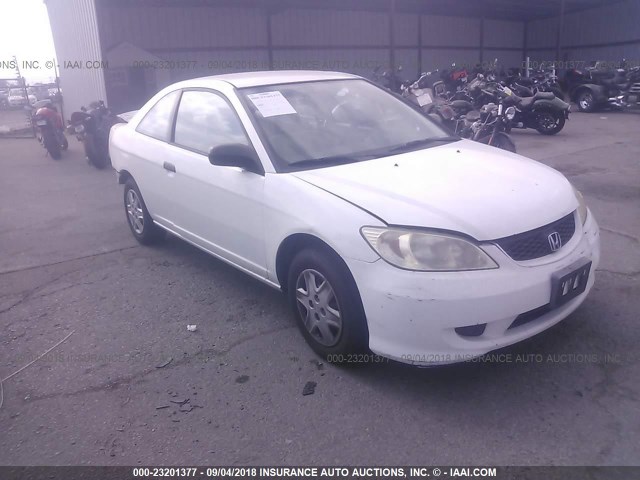 1HGEM22174L078972 - 2004 HONDA CIVIC DX VP WHITE photo 1