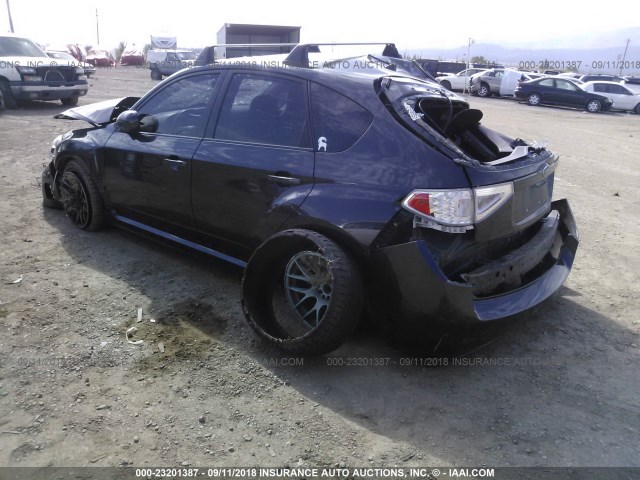 JF1GR7E66BG826605 - 2011 SUBARU IMPREZA WRX BLACK photo 3