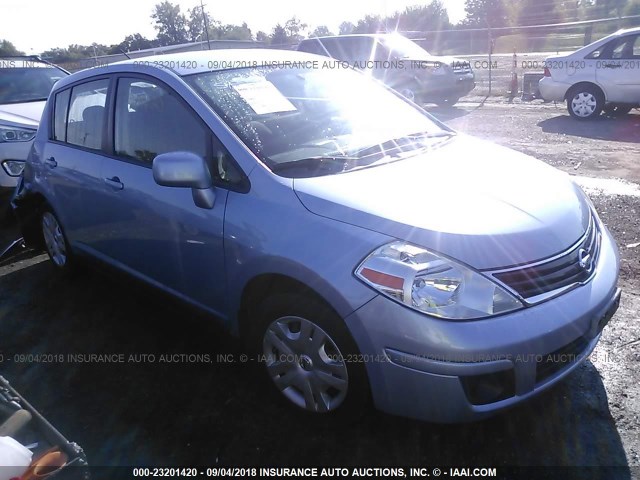 3N1BC1CP5AL362086 - 2010 NISSAN VERSA S/SL BLUE photo 1