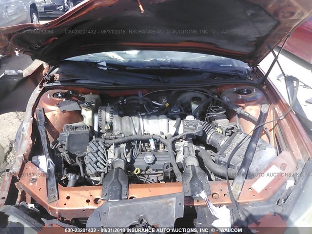 2G2WS522041146977 - 2004 PONTIAC GRAND PRIX GT2 ნარინჯისფერი ფოტო 10