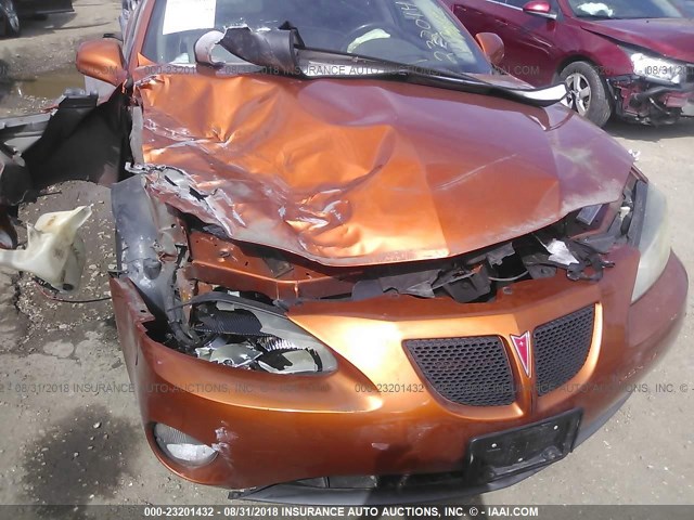 2G2WS522041146977 - 2004 PONTIAC GRAND PRIX GT2 ORANGE photo 6