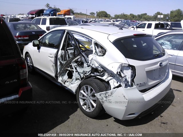 JF1GPAC60E8238400 - 2014 SUBARU IMPREZA PREMIUM WHITE photo 3