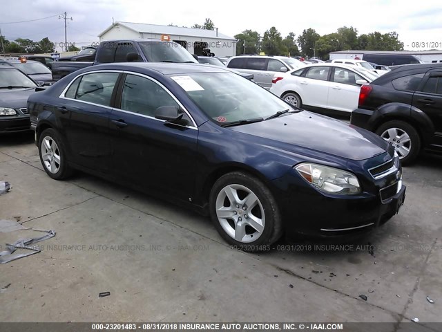 1G1ZG57B09F141239 - 2009 CHEVROLET MALIBU LS Tünd mavi foto 1