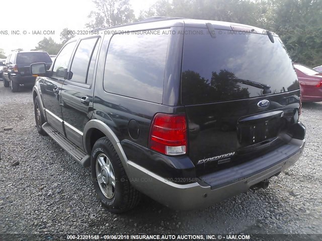 1FMFU18L44LA29360 - 2004 FORD EXPEDITION EDDIE BAUER BLACK photo 3