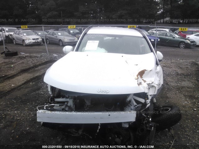 1C4NJCEA4GD783316 - 2016 JEEP COMPASS LATITUDE 白色 照片 6