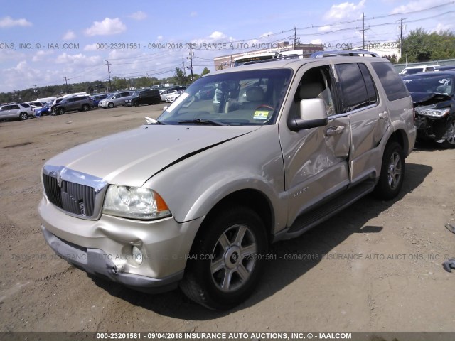 5LMEU88H34ZJ09887 - 2004 LINCOLN AVIATOR 金色 照片 2