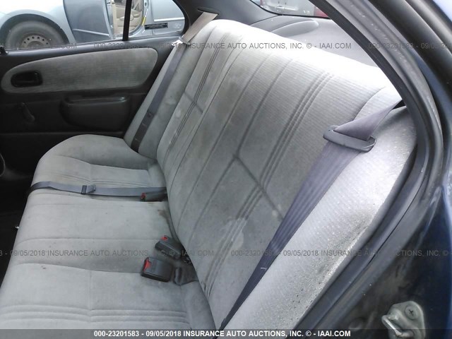 1Y1SK5268BZ447580 - 1997 GEO PRIZM Niebieski zdjęcie 8