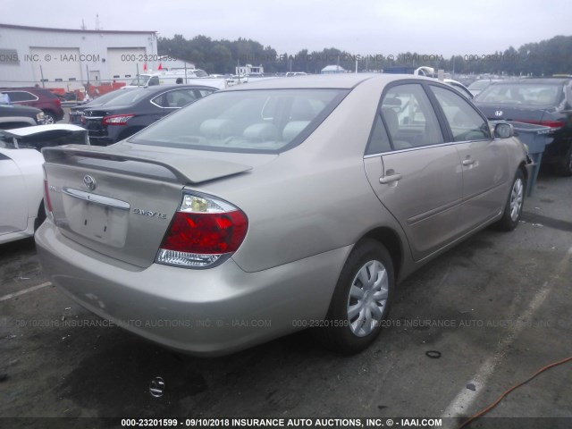 4T1BE32K75U944965 - 2005 TOYOTA CAMRY LE/XLE/SE Qızıl foto 4