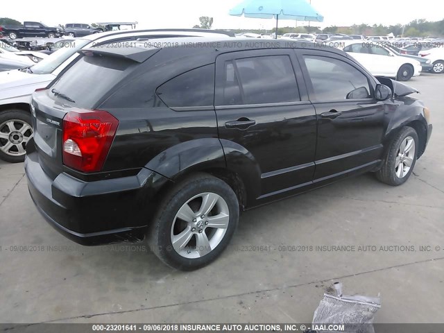 1B3CB3HA1AD566153 - 2010 DODGE CALIBER MAINSTREET BLACK photo 4