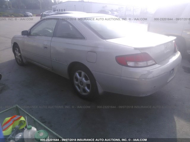 2T1CF22P6YC369285 - 2000 TOYOTA CAMRY SOLARA SE/SLE Gümüş foto 3