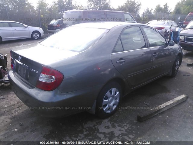 4T1BE32K22U548311 - 2002 TOYOTA CAMRY LE/XLE/SE Boz foto 4