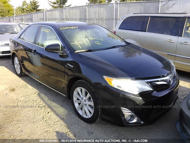 4T1BD1FK2CU030329 - 2012 TOYOTA CAMRY HYBRID/LE/XLE 黑色 照片 1