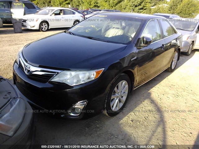 4T1BD1FK2CU030329 - 2012 TOYOTA CAMRY HYBRID/LE/XLE 黑色 照片 2