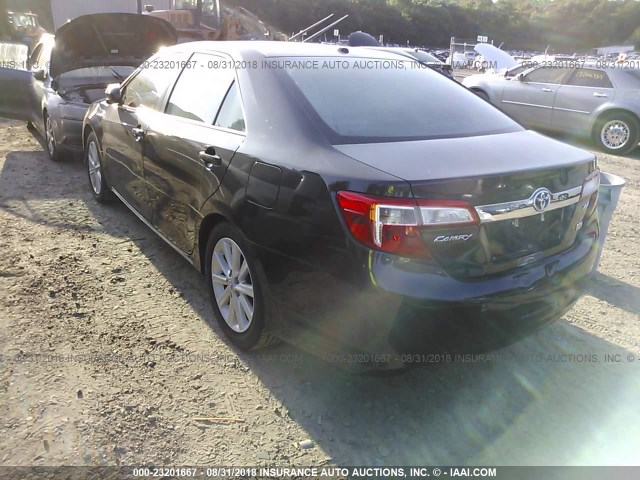 4T1BD1FK2CU030329 - 2012 TOYOTA CAMRY HYBRID/LE/XLE 黑色 照片 3