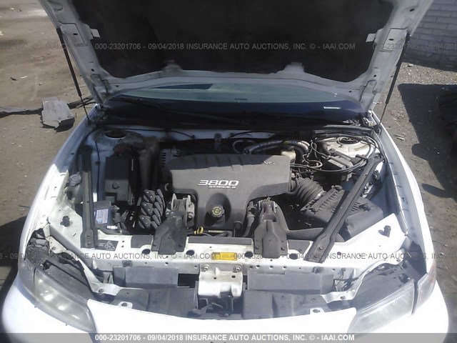 1G2WJ52K1XF335217 - 1999 PONTIAC GRAND PRIX SE 白色 照片 10