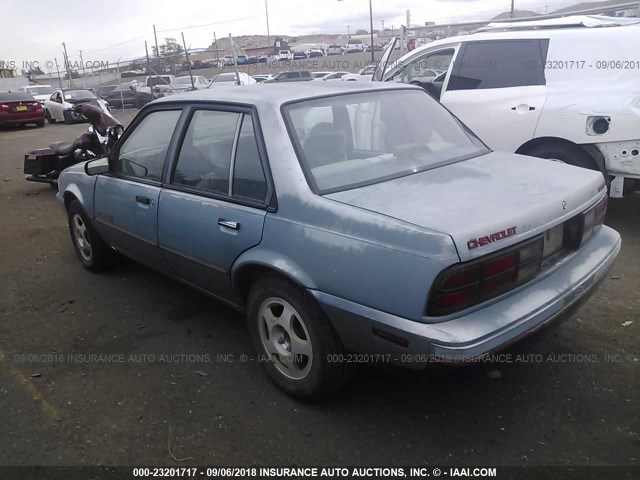 1G1JE5111JJ172746 - 1988 CHEVROLET CAVALIER RS Light Blue photo 3