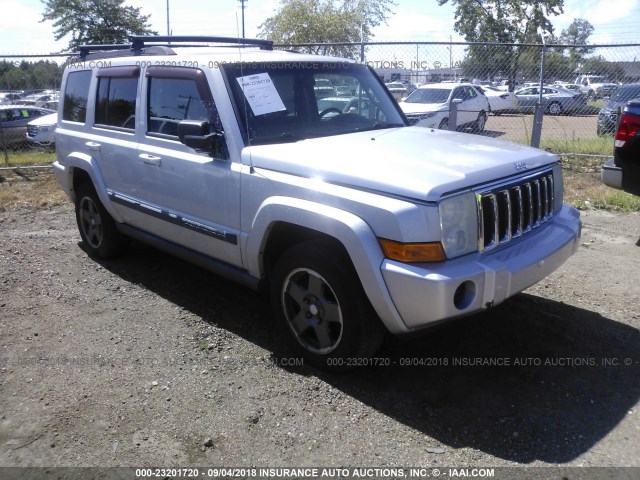 1J8HG48PX7C647899 - 2007 JEEP COMMANDER SILVER photo 1