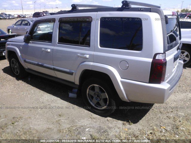 1J8HG48PX7C647899 - 2007 JEEP COMMANDER SILVER photo 3