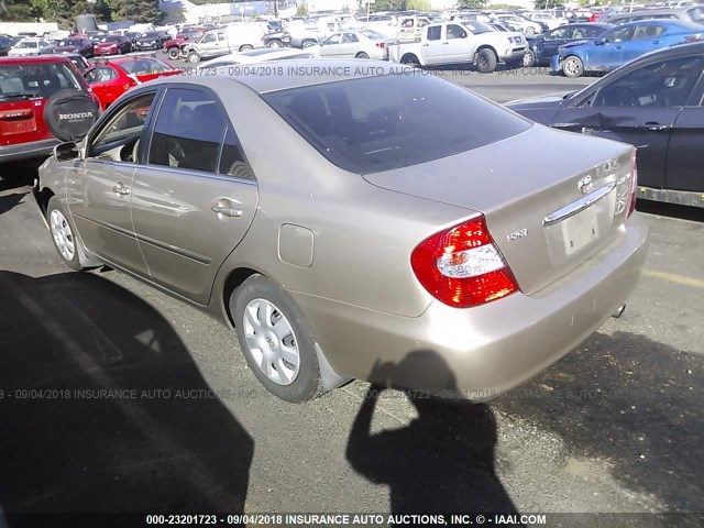 JTDBE32K530240935 - 2003 TOYOTA CAMRY LE/XLE 棕色 照片 3