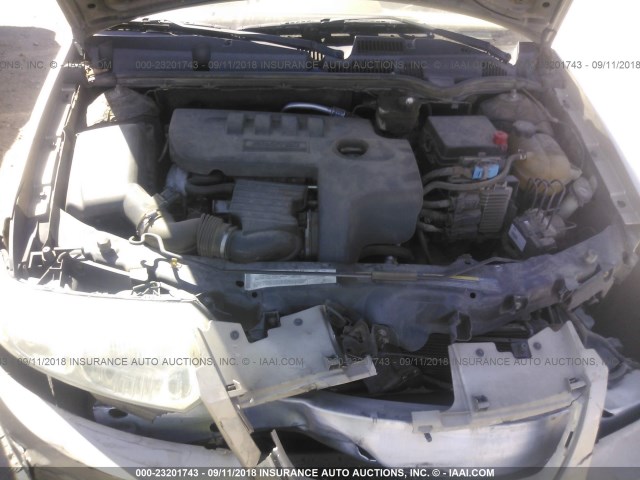 1G8AL58B06Z179296 - 2006 SATURN ION LEVEL 3 GOLD photo 10