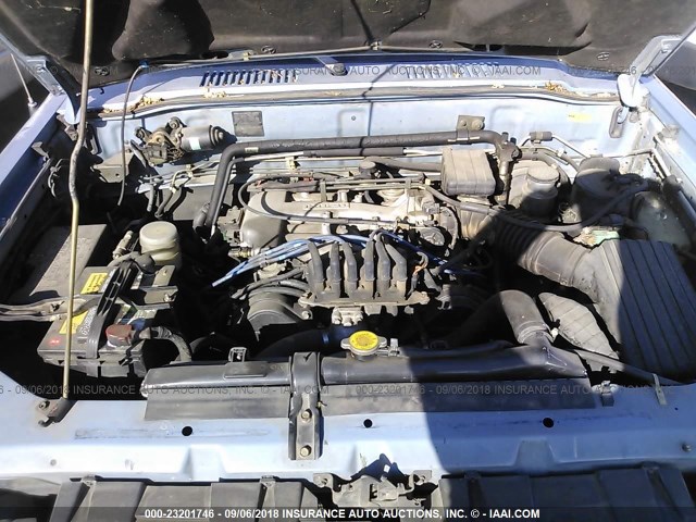 JACDH58V8N7904232 - 1992 ISUZU TROOPER S BLUE photo 10